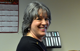 Photo of Administrative Secretary Rhonda Mayner