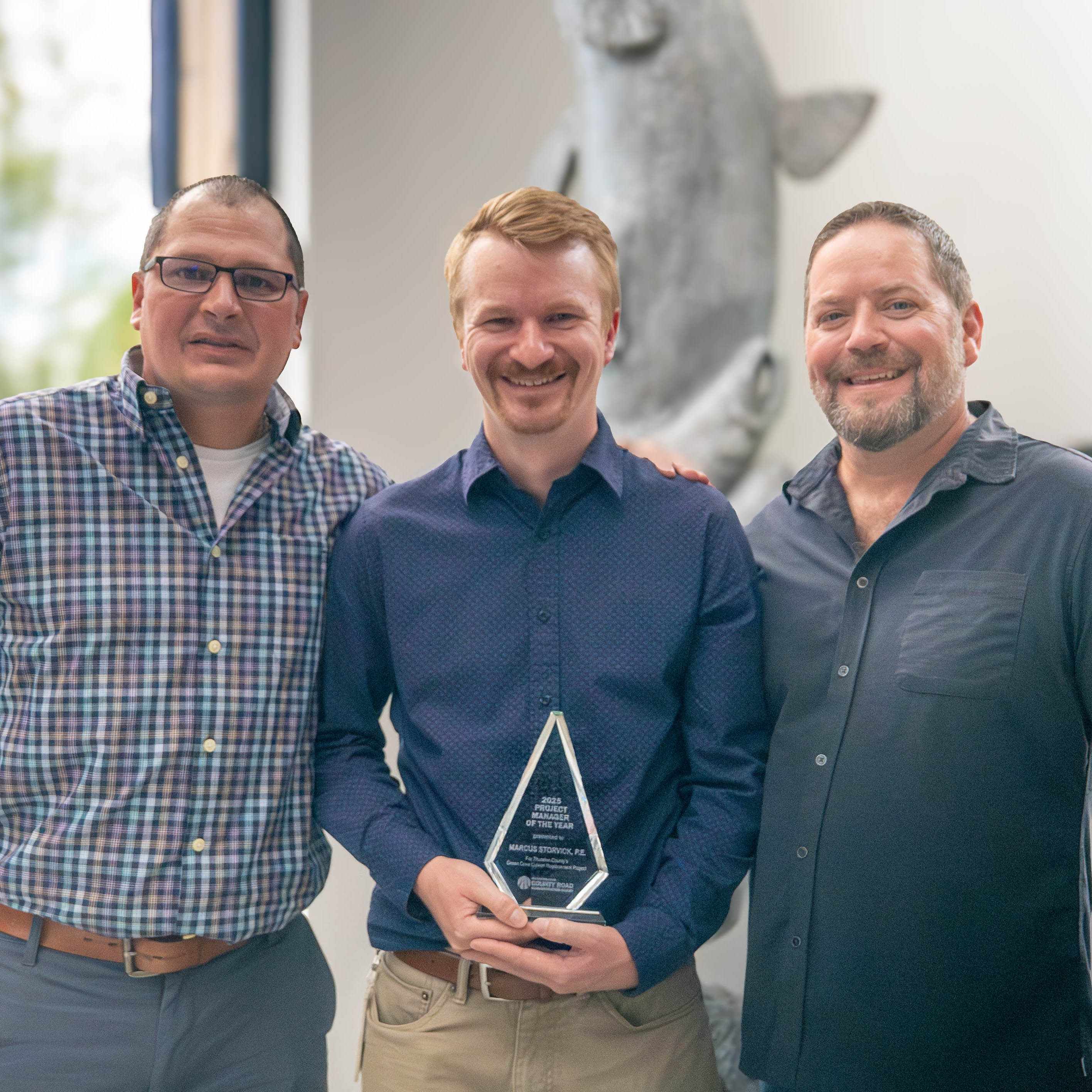 2025 Project Manager of the Year Marcus Storvick