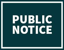 Public Notice